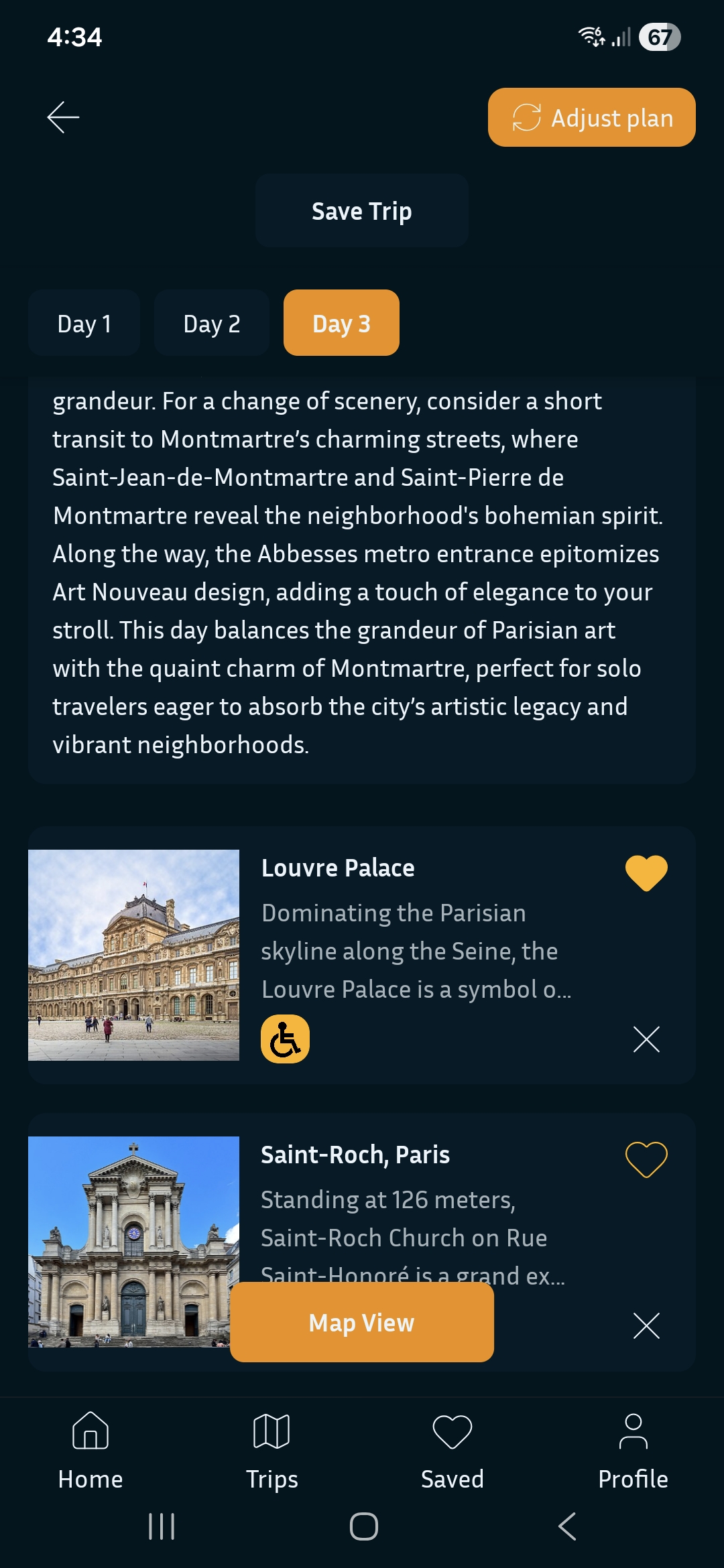 Follow the map and story